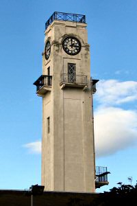 [An image showing Clock Tower outside Welford Road Cemetery]