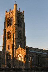 [An image showing St. Margaret Statue Graces Church]